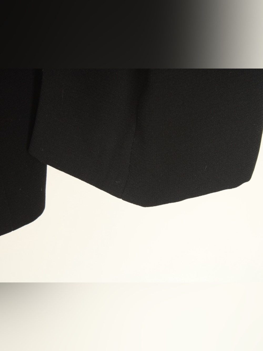 Tahari Arthur S Levine Women’s Blazer 14 Black Long Sleeve Open Lined - Picture 3 of 6